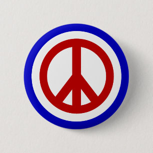 Badge Rond 5 Cm Bouton de talent de signe de paix
