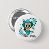 Badge Rond 5 Cm Bouton de tango du Texas (Devant & derrière)