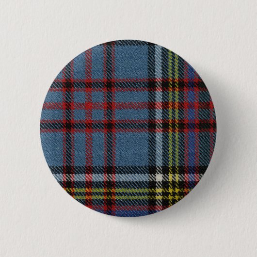 Badge Rond 5 Cm Bouton de tartan d'Anderson de clan (Devant)