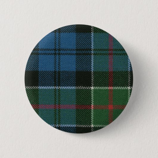 Badge Rond 5 Cm Bouton de tartan de Colquhoun de clan (Devant)