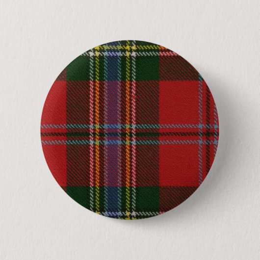 Badge Rond 5 Cm Bouton de tartan de MacLean de clan (Devant)