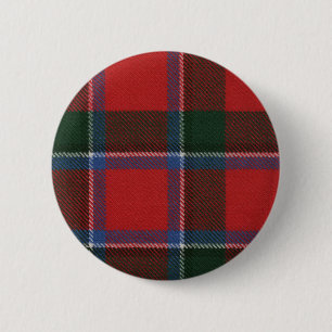 Badge Rond 5 Cm Bouton de tartan de Sinclair de clan