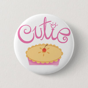 Badge Rond 5 Cm Bouton de tarte de Cutie