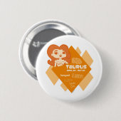 Badge Rond 5 Cm Bouton de Taureau (Devant & derrière)