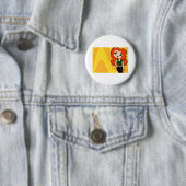 Badge Rond 5 Cm Bouton de Taureau (En situation)