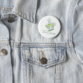 Badge Rond 5 Cm Bouton de thé (En situation)