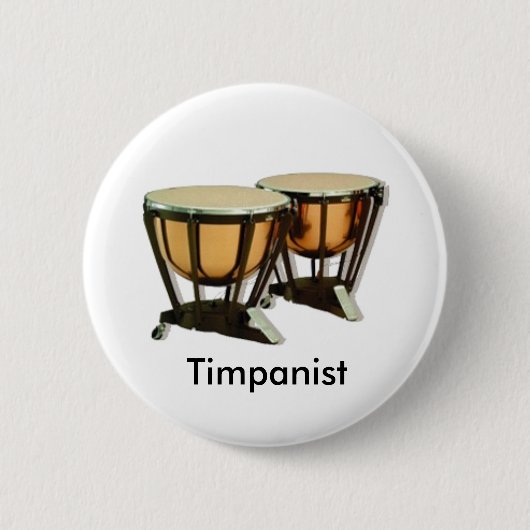 Badge Rond 5 Cm Bouton de Timpanist (Devant)