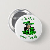 Badge Rond 5 Cm Bouton de Tio Sammy de St Patrick (Devant & derrière)