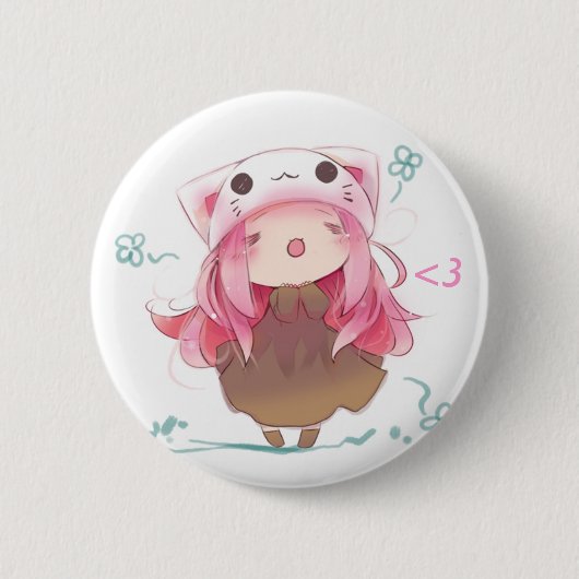 Badge Rond 5 Cm Bouton de Toeto (Devant)