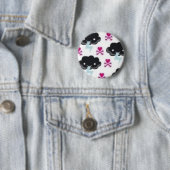 Badge Rond 5 Cm Bouton de tonnerre de Kawaii (En situation)