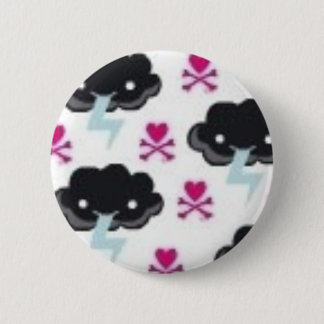 Badge Rond 5 Cm Bouton de tonnerre de Kawaii