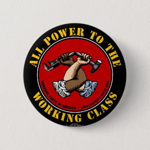 Badge Rond 5 Cm Bouton de "toute la puissance… "