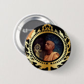 Badge Rond 5 Cm Bouton de TOVP/Prabhupada (Devant & derrière)