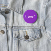 Badge Rond 5 Cm bouton de trans* (En situation)