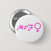 Badge Rond 5 Cm Bouton de transsexuel de M2F (Devant & derrière)