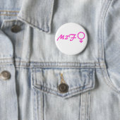 Badge Rond 5 Cm Bouton de transsexuel de M2F (En situation)