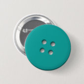Badge Rond 5 Cm Bouton de turquoise (Devant & derrière)