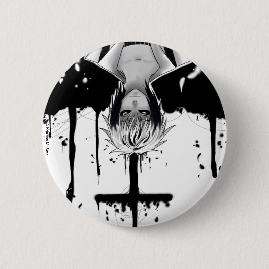 Badge Rond 5 Cm Bouton de Twix (Devant)