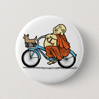 Badge Rond 5 Cm Bouton de vélo de Bouddha