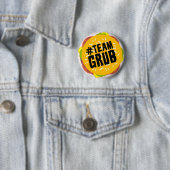 Badge Rond 5 Cm bouton "de VER de #TEAM" (En situation)