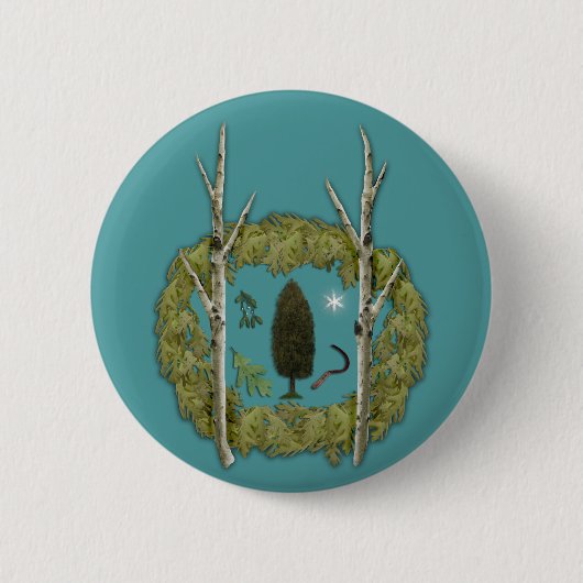 Badge Rond 5 Cm Bouton de verger (Devant)