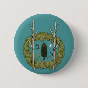 Badge Rond 5 Cm Bouton de verger