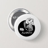 Badge Rond 5 Cm Bouton de Verseau (Devant & derrière)