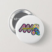 Badge Rond 5 Cm Bouton de Verseau (Devant & derrière)