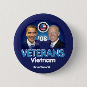 Badge Rond 5 Cm Bouton de vétérans du VIETNAM