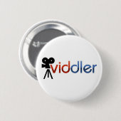 Badge Rond 5 Cm Bouton de Viddler (Devant & derrière)