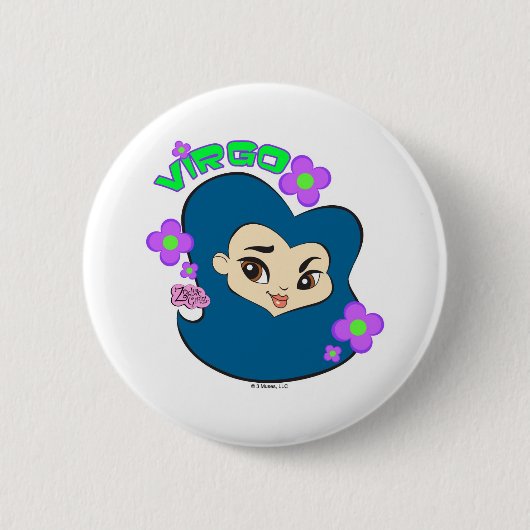 Badge Rond 5 Cm Bouton de Vierge (Devant)