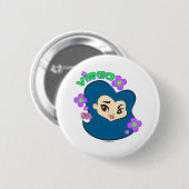 Badge Rond 5 Cm Bouton de Vierge (Devant & derrière)