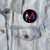 Badge Rond 5 Cm Bouton de visages (En situation)
