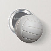 Badge Rond 5 Cm Bouton de volleyball (Devant & derrière)