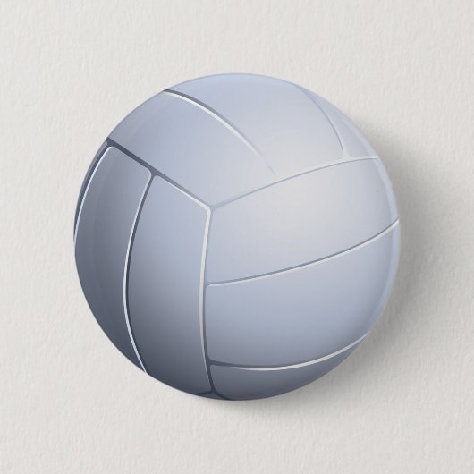 Badge Rond 5 Cm Bouton de volleyball (Devant)