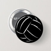 Badge Rond 5 Cm Bouton de volleyball - customisé (Devant & derrière)