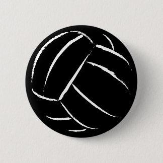 Badge Rond 5 Cm Bouton de volleyball - customisé