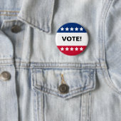 Badge Rond 5 Cm Bouton de vote (En situation)