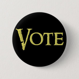Badge Rond 5 Cm Bouton de vote, à vendre !