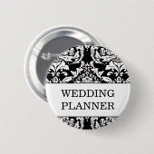 Badge Rond 5 Cm Bouton de wedding planner (Devant & derrière)