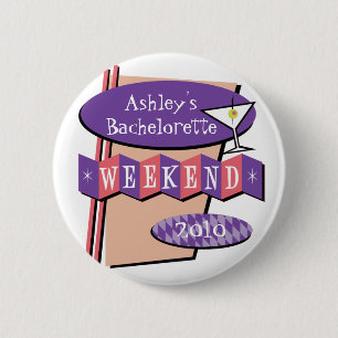 Badge Rond 5 Cm Bouton de week-end de Bachelorette