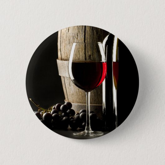 Badge Rond 5 Cm Bouton de Wine Lover (Devant)