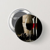 Badge Rond 5 Cm Bouton de Wine Lover (Devant & derrière)