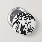 Badge Rond 5 Cm Bouton de Wolfspirit (Devant & derrière)