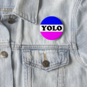 Badge Rond 5 Cm Bouton de YOLO (En situation)