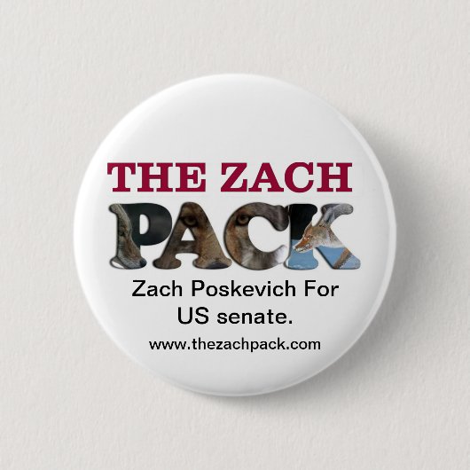 Badge Rond 5 Cm Bouton de ZachPack (Devant)