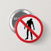 Badge Rond 5 Cm Bouton de zombi (Devant & derrière)