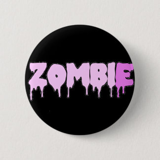 Badge Rond 5 Cm Bouton de zombi