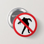 Badge Rond 5 Cm Bouton de zombi (Devant & derrière)