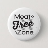 Badge Rond 5 Cm Bouton de zone franche de viande (Devant)